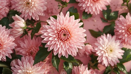 Fresh Pink Chrysanthemum, ideal for floral arrangements, seasonal celebration