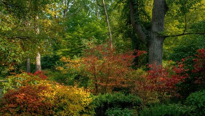 Vibrant foliage creates an appealing backdrop for outdoor events, seasonal change
