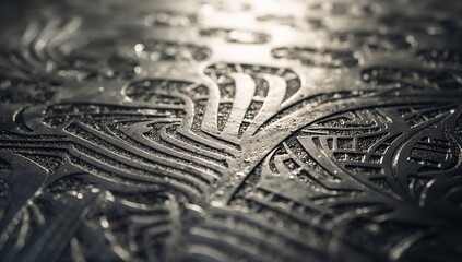 Close-up view of a metallic surface, highlighting corrosion risk