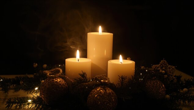 Burning candles, creating a serene ambiance, World Candle Day