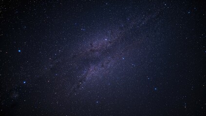 Star-filled night sky with nebulous formations, a backdrop for stargazing and astrophotography