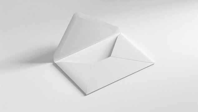 3D rendering of white envelope letters, suitable for professional correspondence - Powered by Adobe