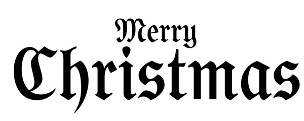 Merry Christmas Text PNG