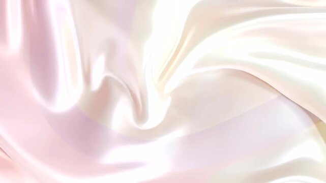 Luxury Blush Pink Satin Fabric Abstract Motion Background Seamless Loop Vertical Video