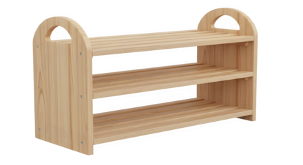 Stylish wooden shoe rack offers modern storage solutions perfect for organizing entryways and closets with its natural, minimalist design