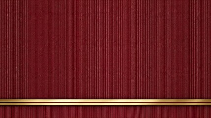 A red and gold background with a gold border