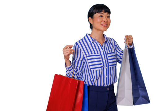 Female doctor using laptop for telemedicine consultation and digital healthcare, transparent background