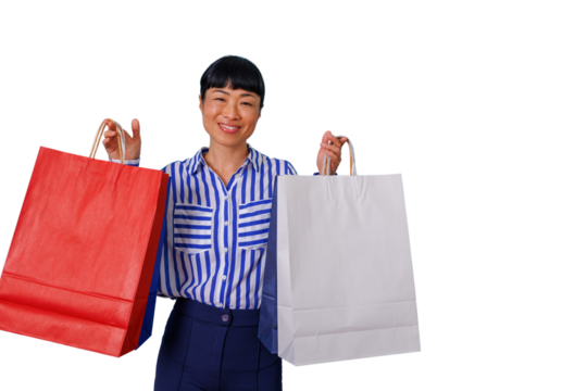 Medical professional woman doctor consulting online healthcare data using laptop, transparent background