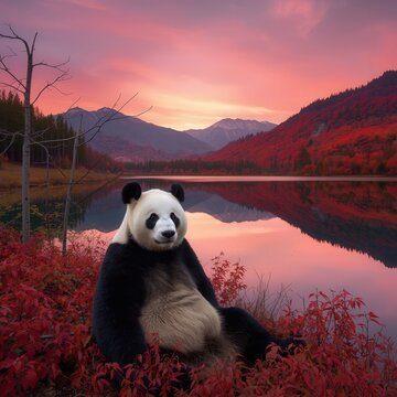 giant panda bear