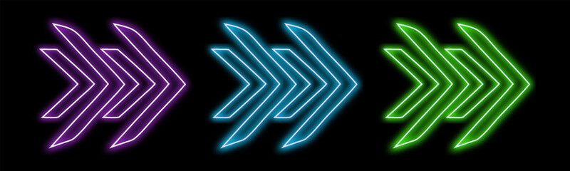 Social media template gradient neon frame rectangle smoke haze mist glow futuristic border pink blue red orange purple design element transparent light vector banner led background