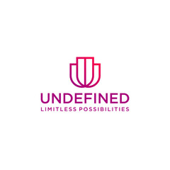 U minimalist Brand Logo