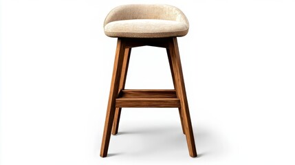 Bar stool cut out on transparent background