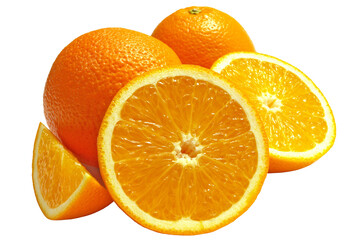Orange isolated on white background