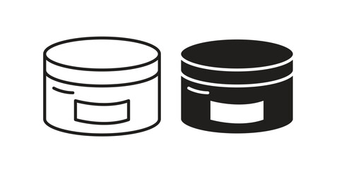 Cream icon for template. Icon vector graphic set