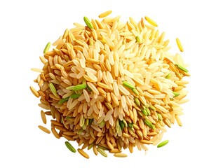  Mixed Pile of Ripe and Unripe Rice PNG