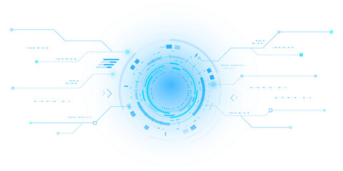 Png Digital HUD Interface Screen Background - Abstract Future Technology and Virtual Data Display Transparent Illustration © Lemonsoup14