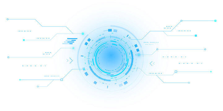 Png Digital HUD Interface Screen Background - Abstract Future Technology and Virtual Data Display Transparent Illustration