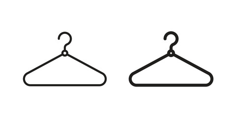 Clothes hanger icon for your website design, logo, app, UI. EPS10