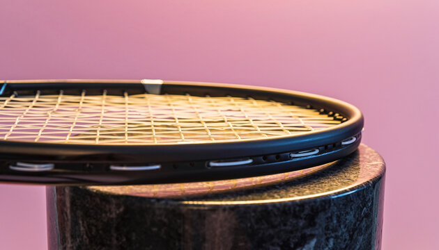 Elevate your game with a stylish tennis racket, perfect for professional athletes or aspiring players seeking performance and a touch of elegance on the court