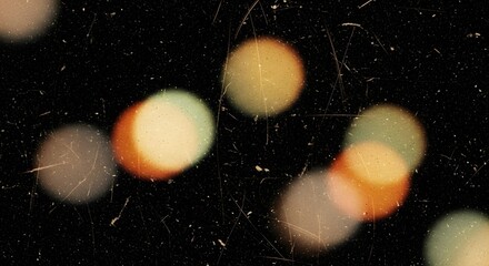 Dreamy vintage bokeh with retro dust texture adds nostalgic charm and artistic flair to your designs, ideal for backgrounds and overlays