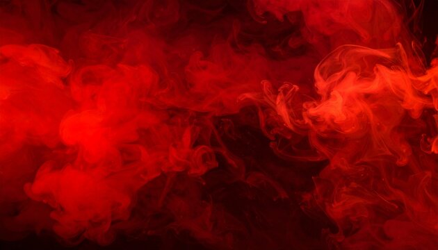 赤い煙が濃密に広がる迫力ある壁紙背景