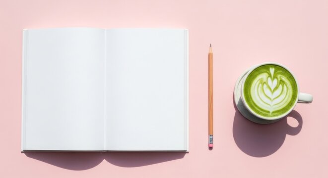 open book with red apple and green leaf