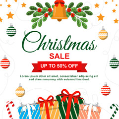 Flat Christmas sale