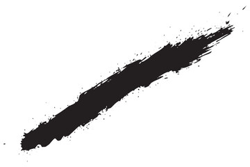 Single brush line vector shape black underline line