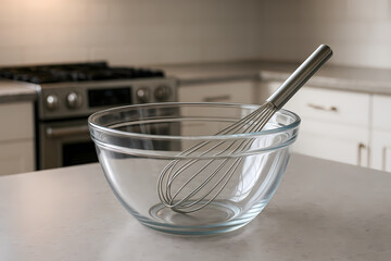 mixing bowl and whisk