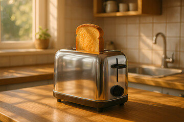toaster and bread