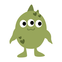 Cute Monster Playful Creature Character Child