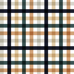 Seamless Plaid Pattern in Neutral Tones