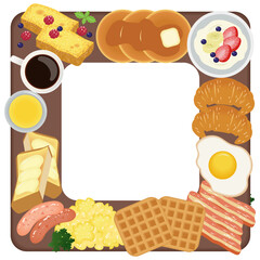 朝食ボードフレーム　breakfast board frame