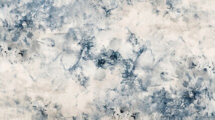 Fototapeta premium A soft, atmospheric watercolor background with washes of deep indigo blue and pale ash gray. Evokes a sense of calm, mist, or a winter landscape.