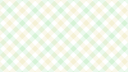 黄色と緑色の2色チェック柄背景壁紙、アスペクト比16；9	