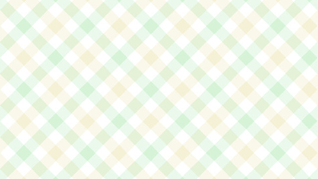 黄色と緑色の2色チェック柄背景壁紙、アスペクト比16；9	