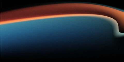 Vibrant rainbow, orange blue teal white psychedelic grainy gradient color flow wave on black background, music cover dance party poster design.