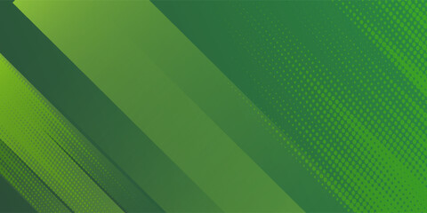 Abstract green sporty background template vector with shiny lines and lights. Green background with strong pattern design © Ubay