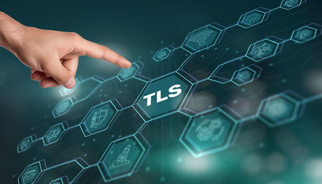 TLS encrypts online communications for secure data transfer and privacy