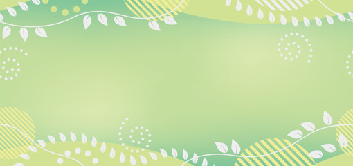 Seamless Abstract Springtime Background With Text Space, Vector Illustration. Horizontally Repeatable.