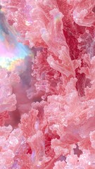 Elegant Valentine's Day Sophisticated Pink Texture Wallpaper for Holiday Website Banners in Modern Iridescent Style