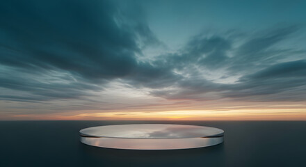 Luxury Product Display Stage on Dark Background