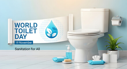 World toilet day celebration promoting hygiene and sanitation awareness
