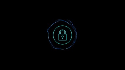 Cyber security network. Data protection concept. Businessman using laptop computer with digital padlock on internet technology networking with cloud computing and data management - Powered by Adobe