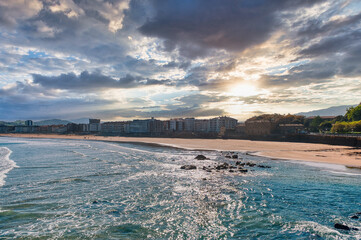 Zarauz is a Spanish town and municipality located in the eastern part of the Urola Costa region, in the province of Gipuzkoa, Basque Country, Spain