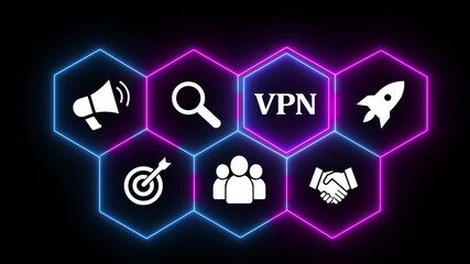 Glowing neon line Product Transfer concept button on a futuristic computer screen. technology background with rotating world map icon, Business.4k - Powered by Adobe