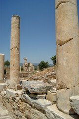 The Temple of Hadrian in Ephesus Ancient City, Sel&ccedil;uk, Turkey.