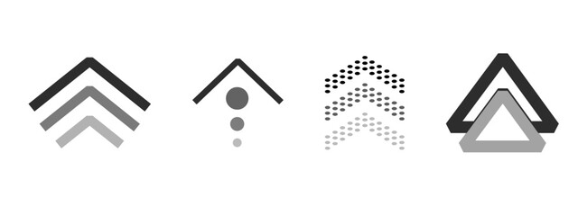 Swipe arrow, scroll or slide button. Set simple modern for social media with business infographic. Up arrow Ui button symbol. Swipe Up icons for social media stories. 