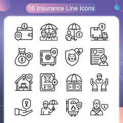Insurance Line Style Set 2