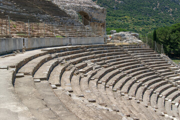 The Temple of Hadrian in Ephesus Ancient City, Sel&ccedil;uk, Turkey.